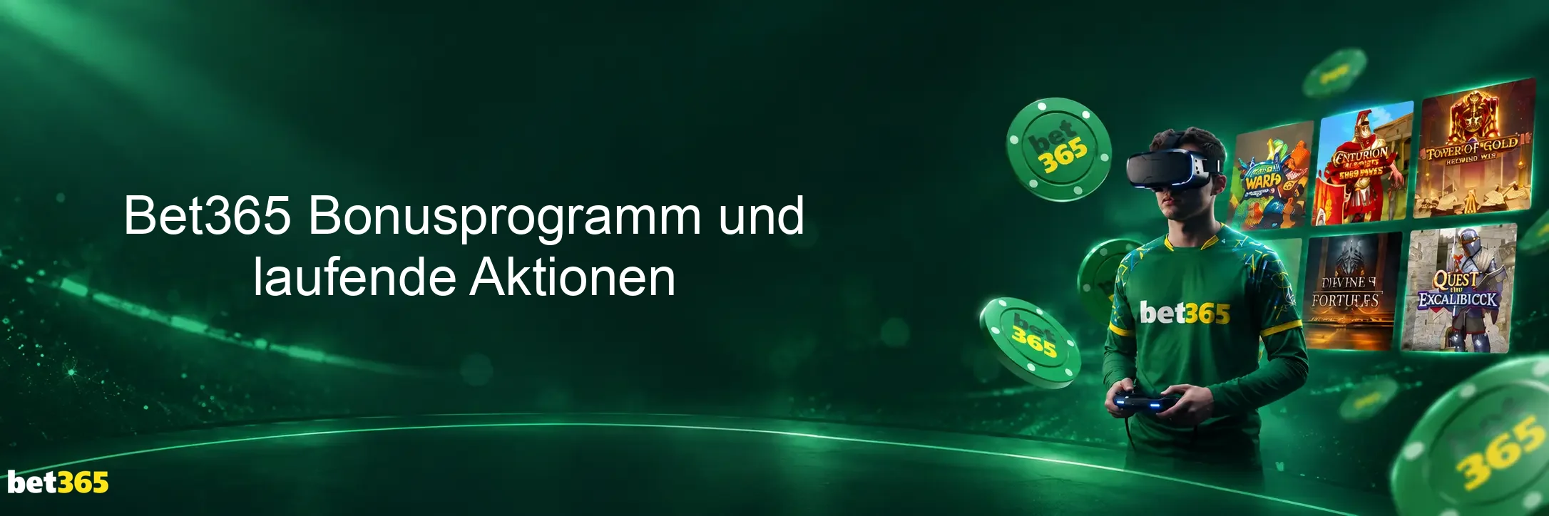 Bet365 Bonusprogramm und laufende Aktionen