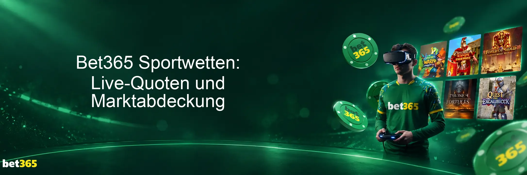 Bet365 Sportwetten: Live-Quoten und Marktabdeckung