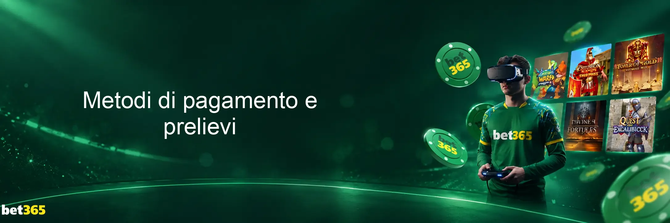 Metodi di pagamento e prelievi
