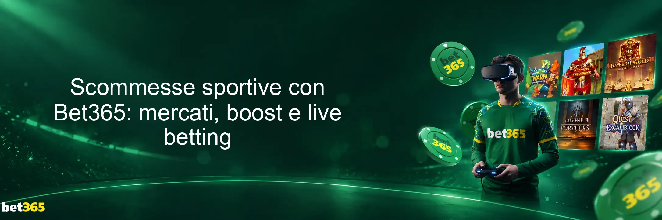 Scommesse sportive con Bet365: mercati, boost e live betting